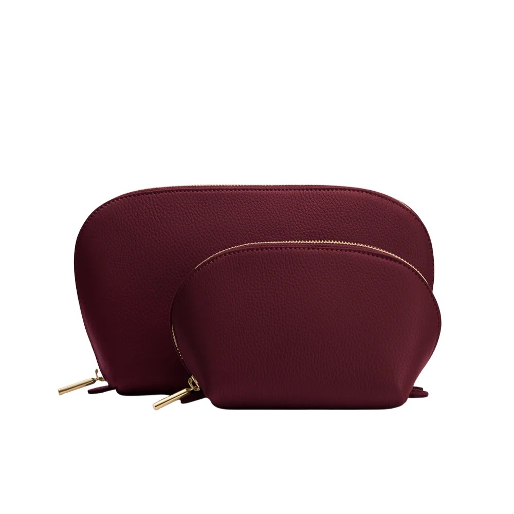 Cuyana Leather Travel Set