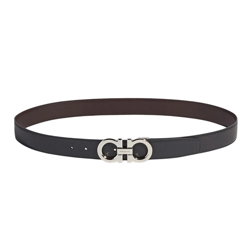 Ferragamo Reversible and adjustable Gancini belt