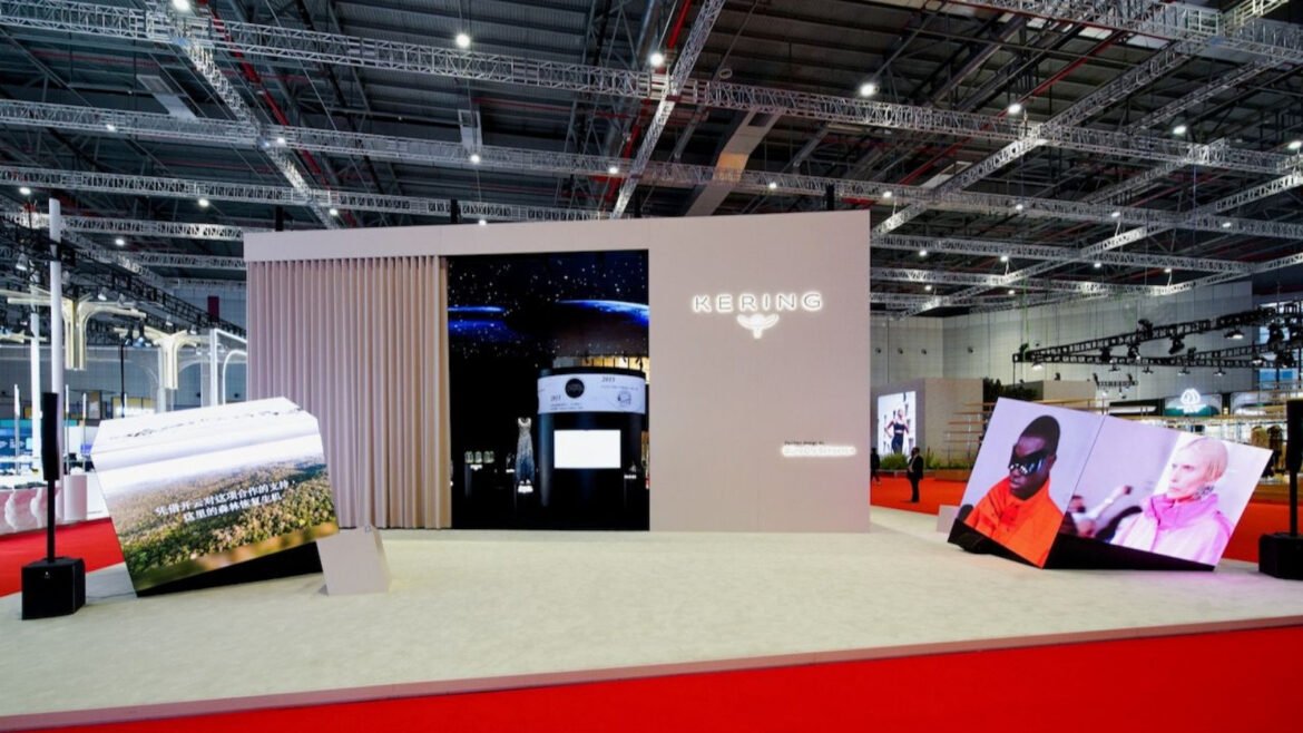 Kering Pavilion at CIIE 2025, Shanghai — Credit: Kering Group