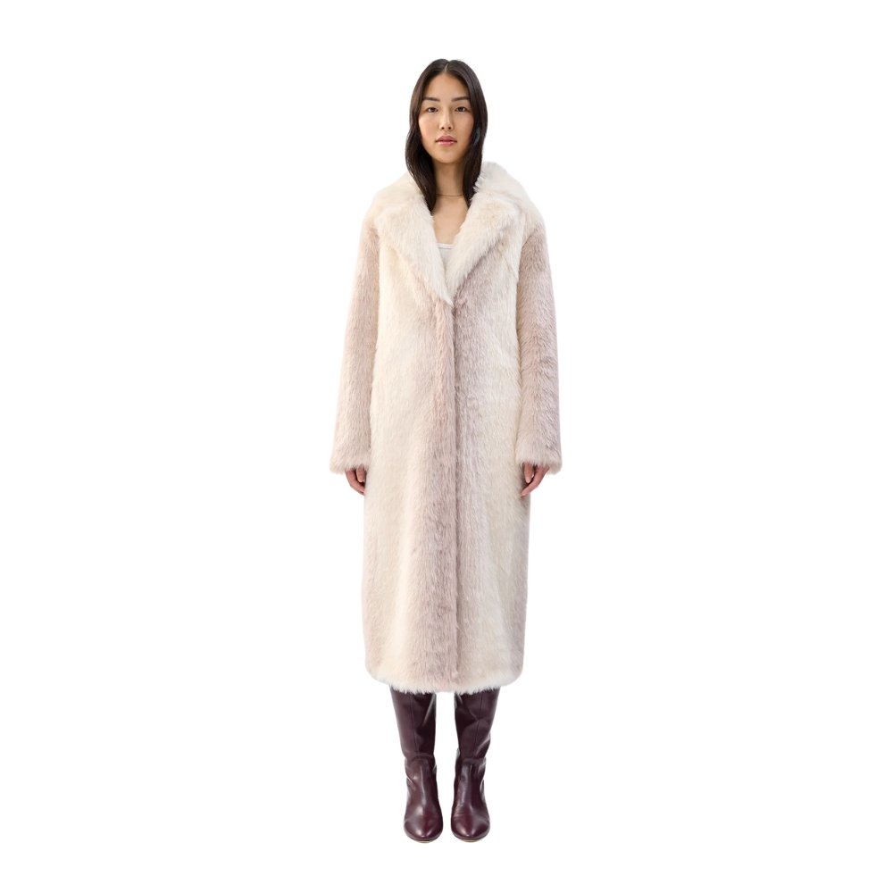 Unreal Fur White Plains Coat