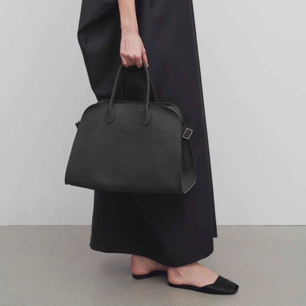 The Row Soft Margaux 15 Bag in Leather