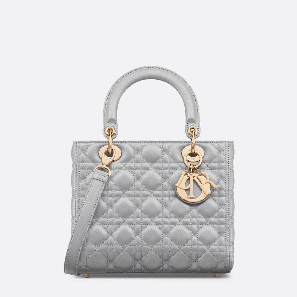 Lady Dior Medium – Grey