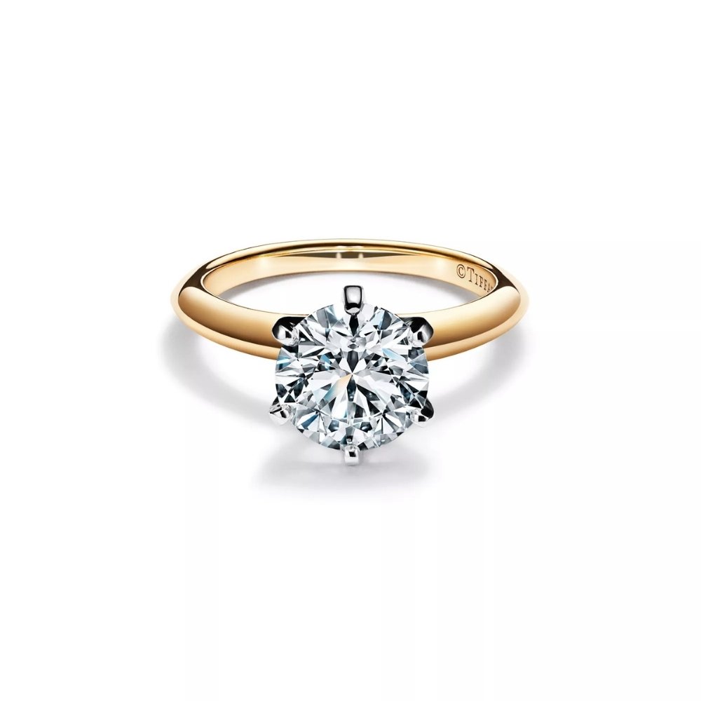 Tiffany Setting® in 18k Yellow Gold