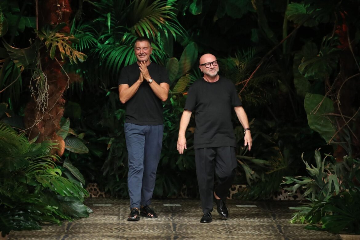 Stefano Gabbana founded Dolce & Gabbana with his then-partner Domenico Dolce