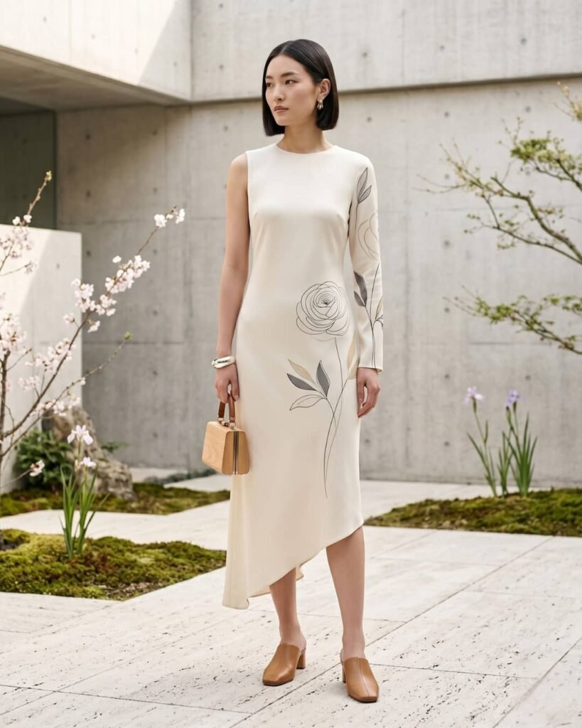 The Minimalist Floral Dress