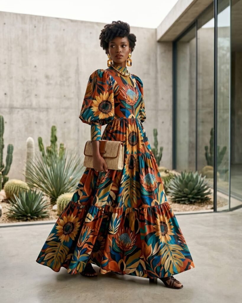The Statement Floral Dress