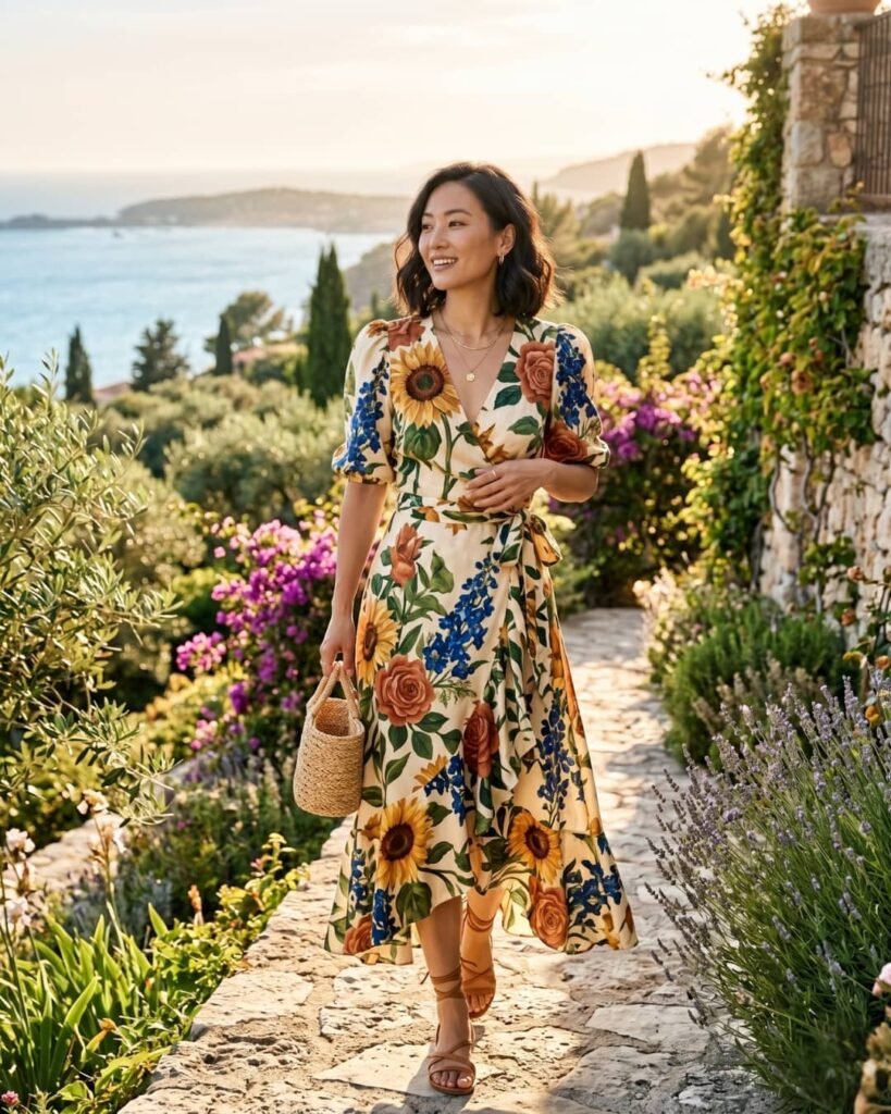 The Wrap Floral Dress