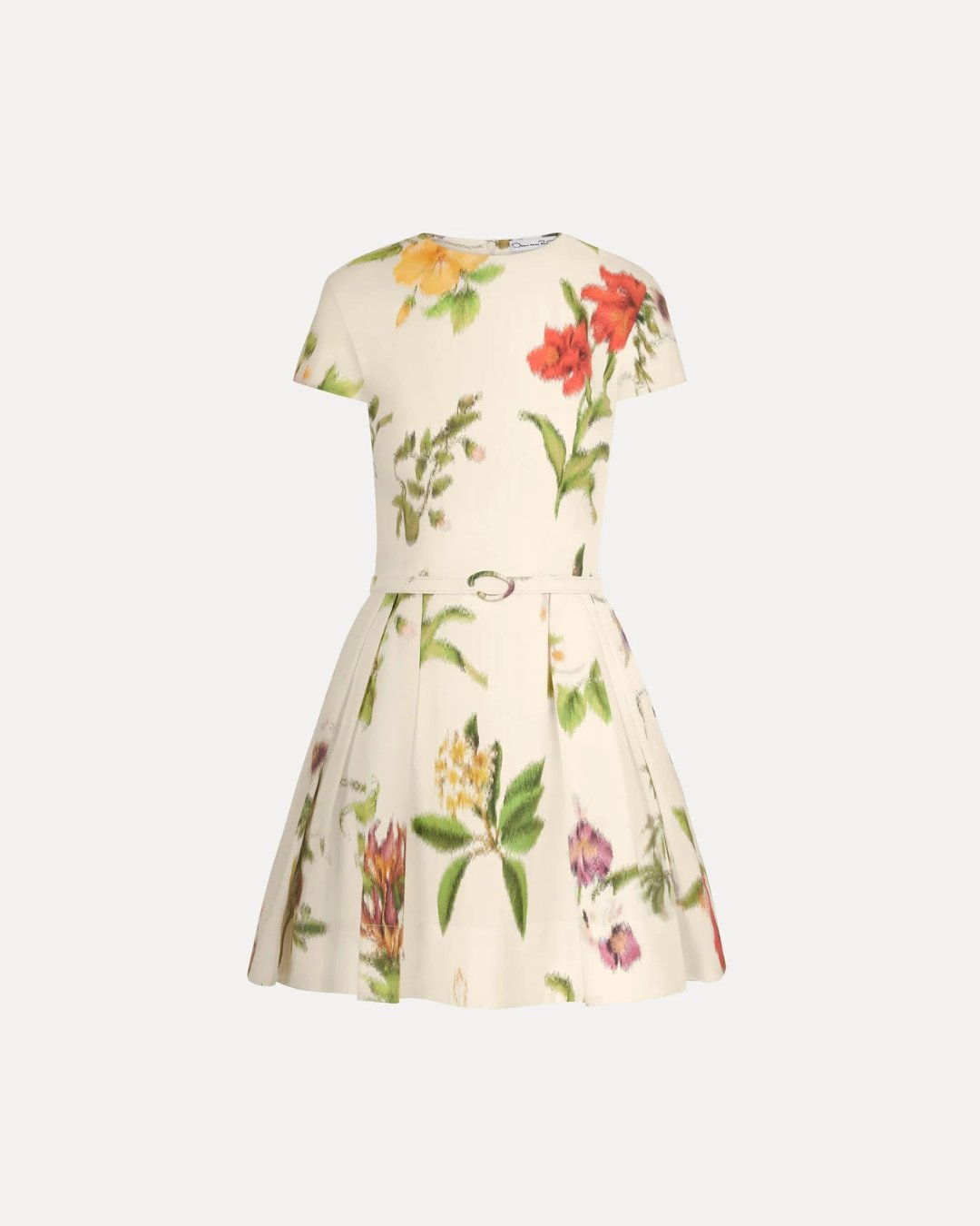 oscar de la renta floral dress
