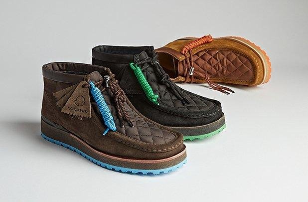 Moncler x Clarks Originals Wallabee Collection.