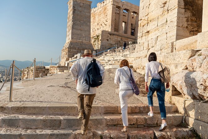 Parthenon and classical monuments on a private Acropolis tour