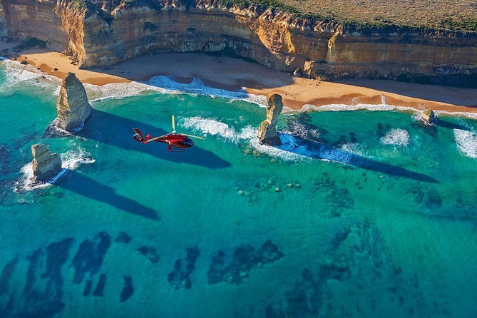 Private Great Ocean Road tour with a coastal helicopter flight