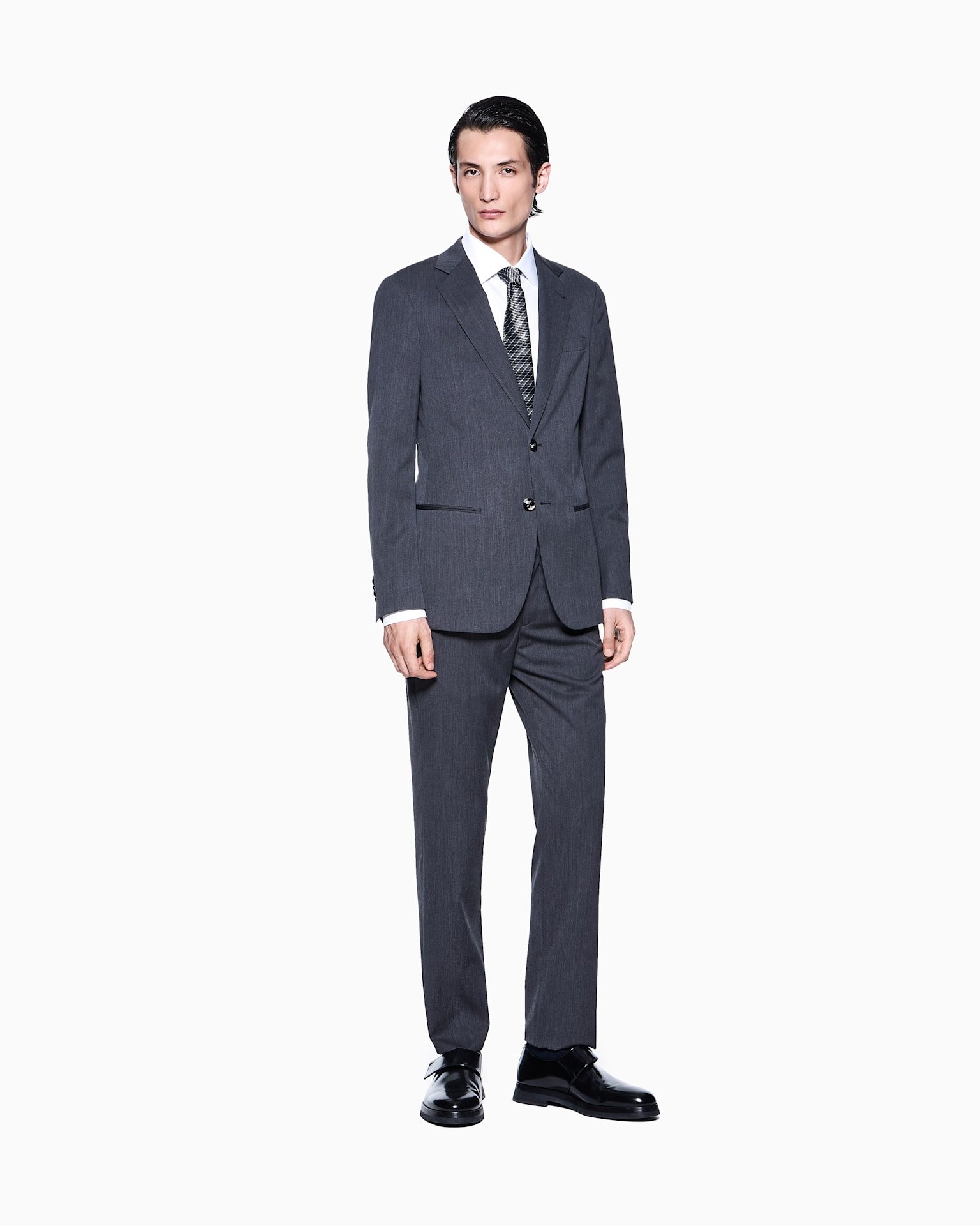 Giorgio Armani Soho Line wool twill suit