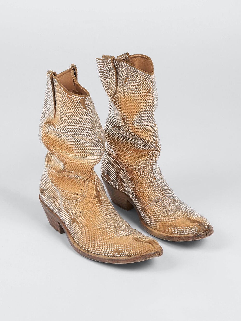 Painted Maison Margiela Tabi footwear from the house archive
