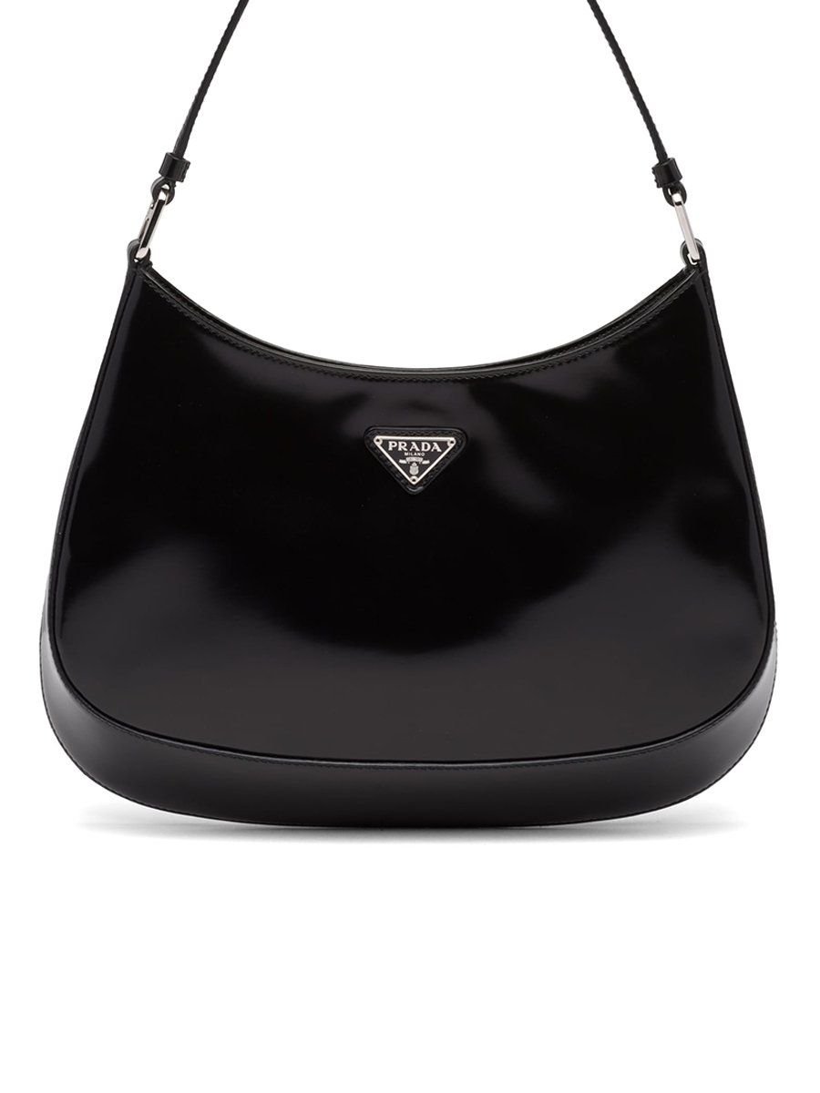 Prada Cleo Brushed Leather Shoulder Bag