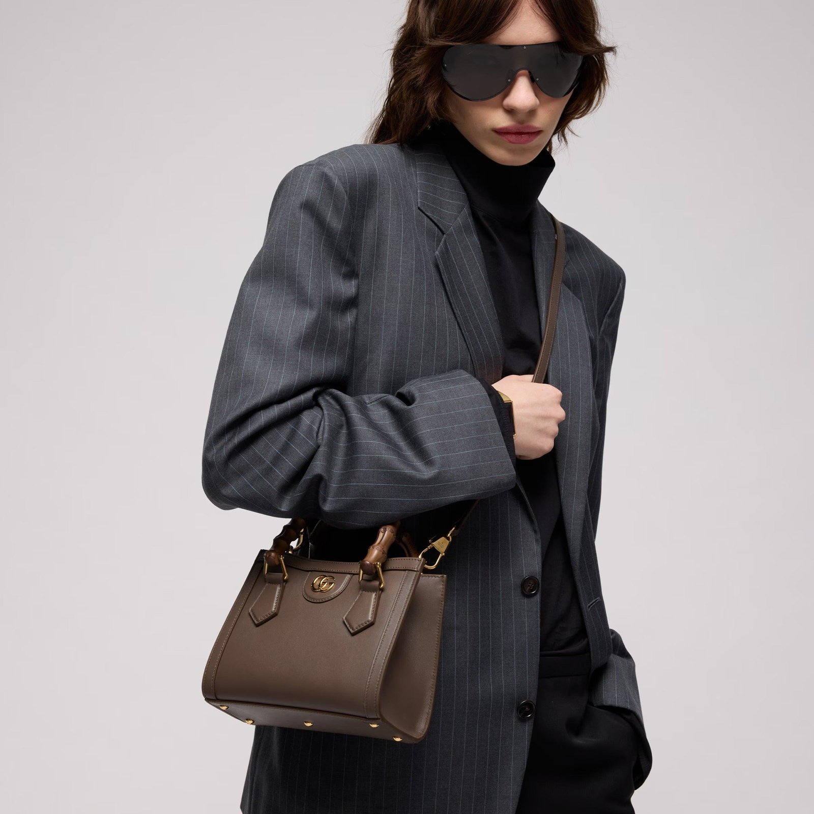Gucci Diana Small Tote in Cuir Leather
