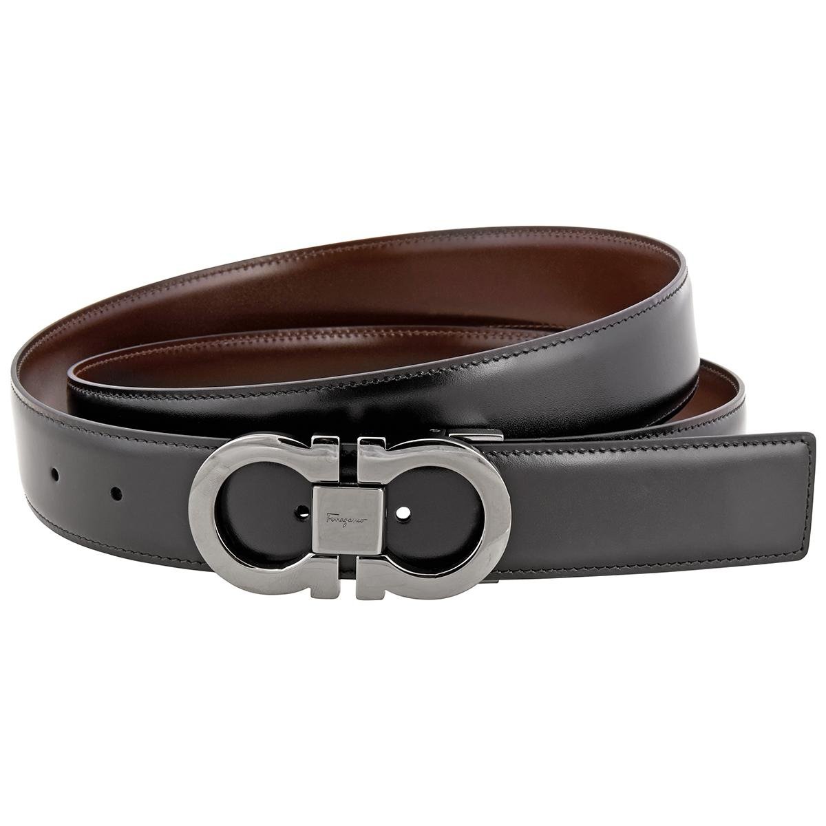Reversible And Adjustable Gancini Belt