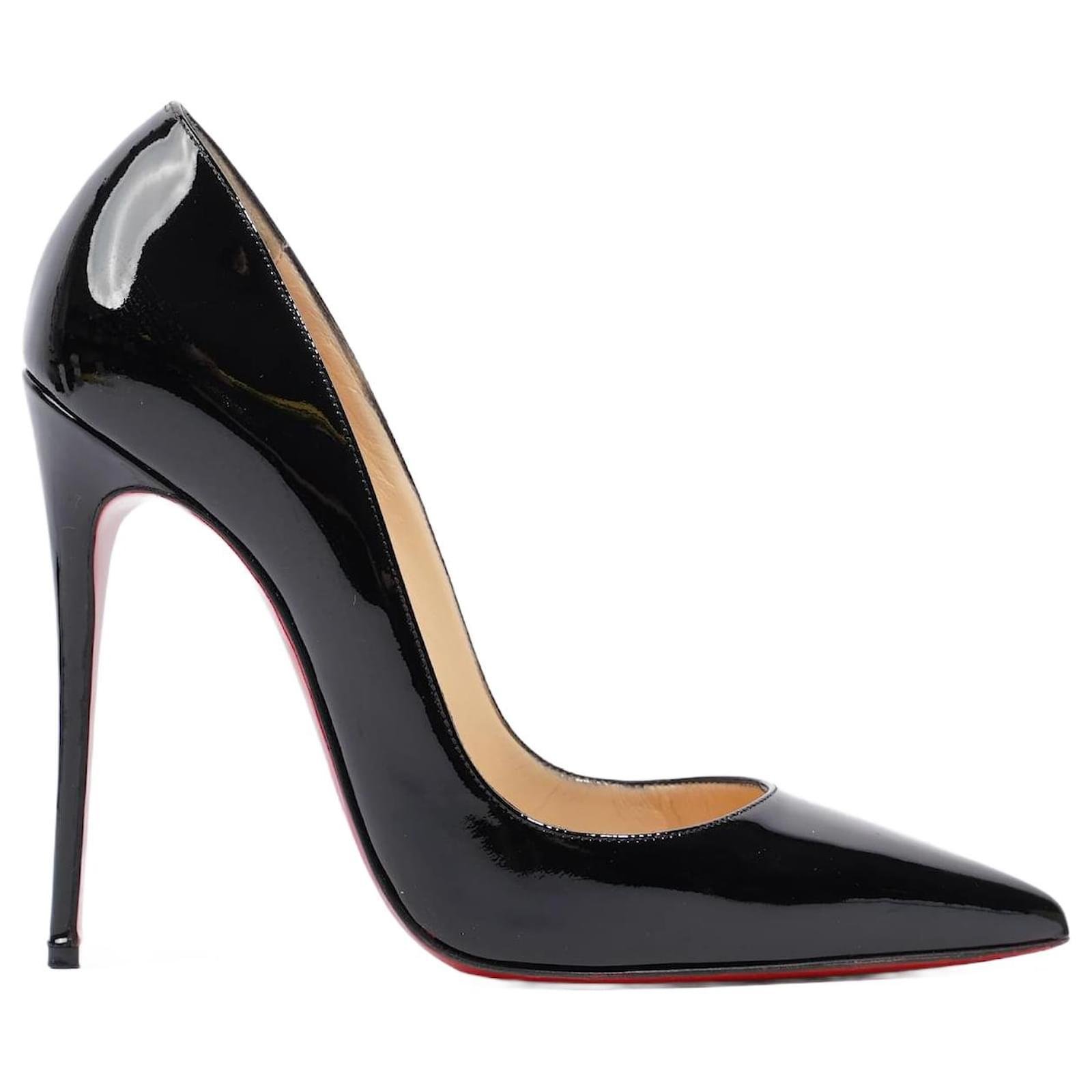 Christian Louboutin So Kate 120 Black Patent pump