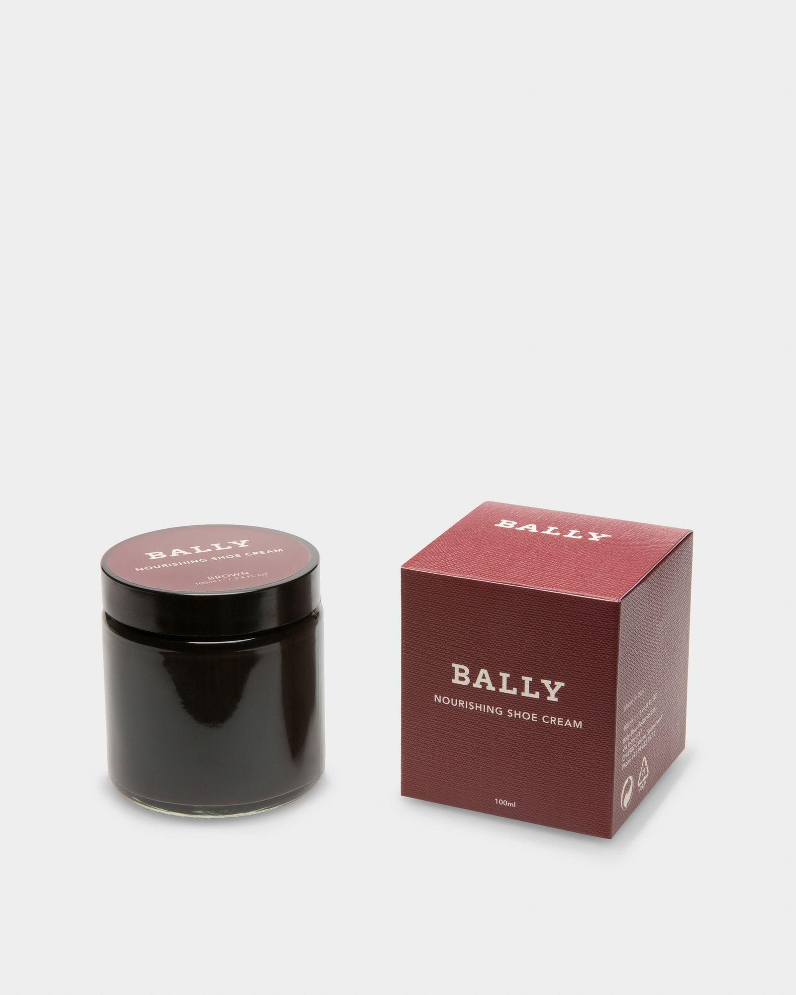 Bally leather footwear being cleaned and polished.