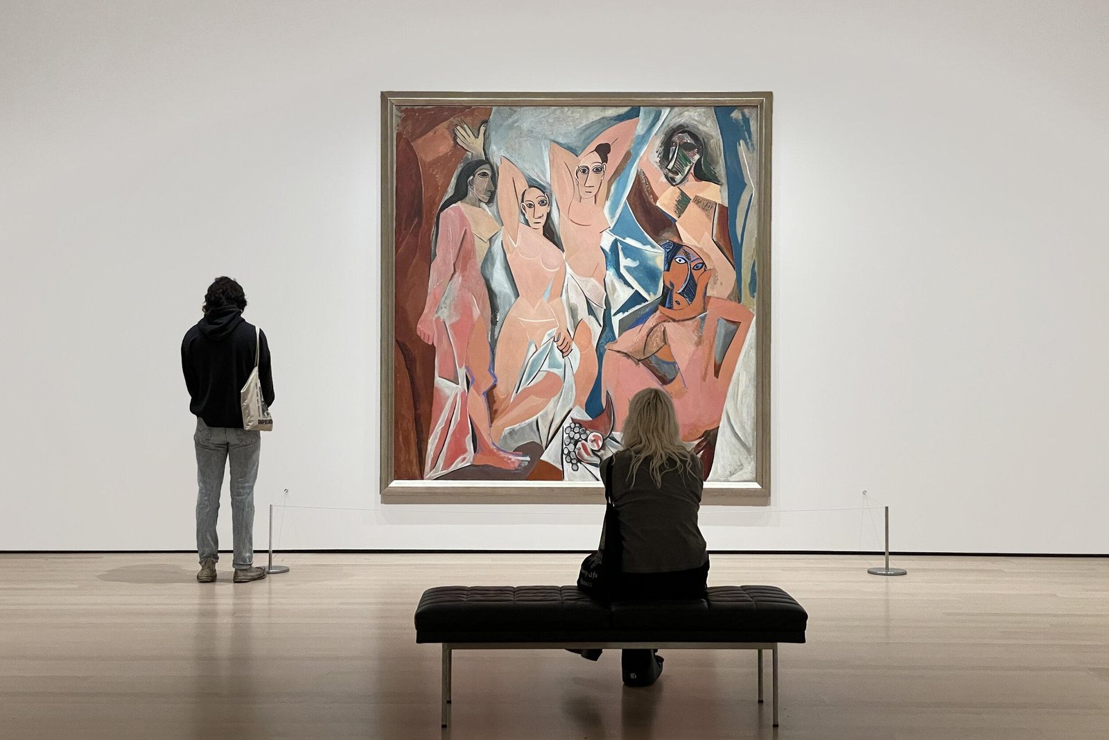 Picasso and modernist artworks inside a MoMA gallery