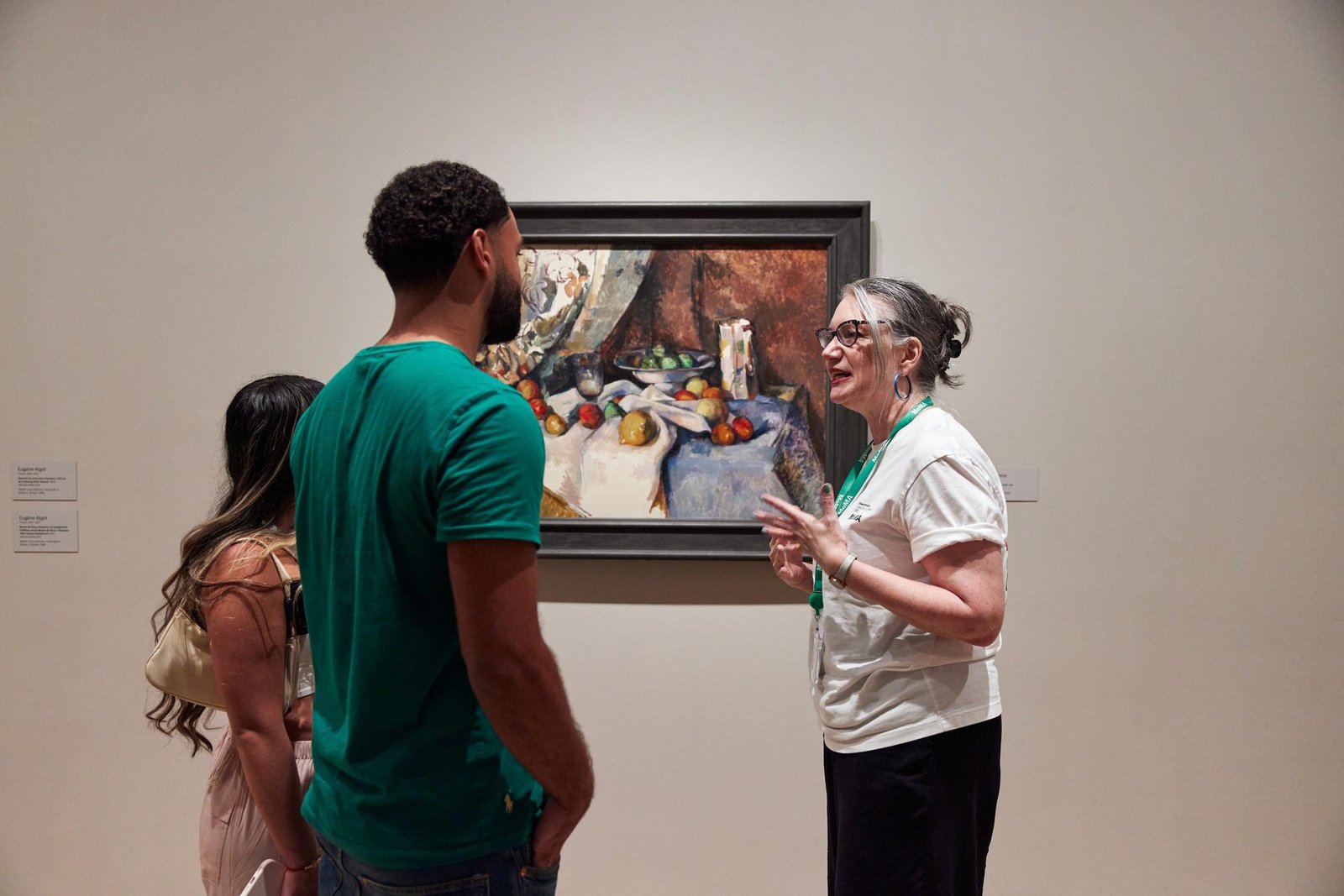 Art guide leading a small group through MoMA