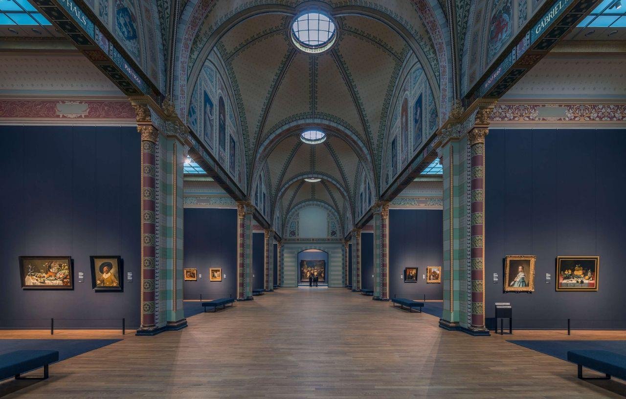 Gallery of Honour inside the Rijksmuseum.
