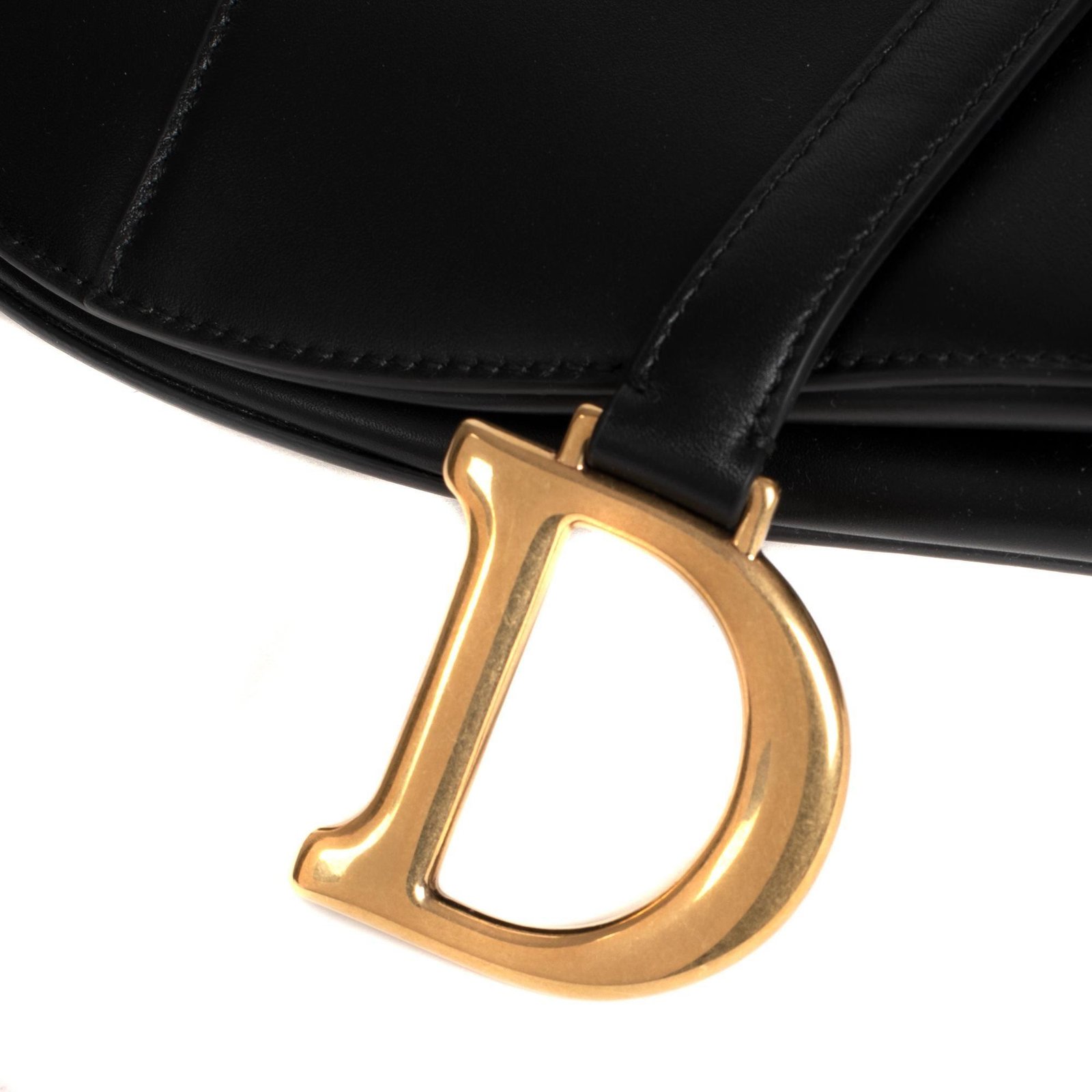 Close-up details of the Dior Saddle Bag silhouette and hardware.