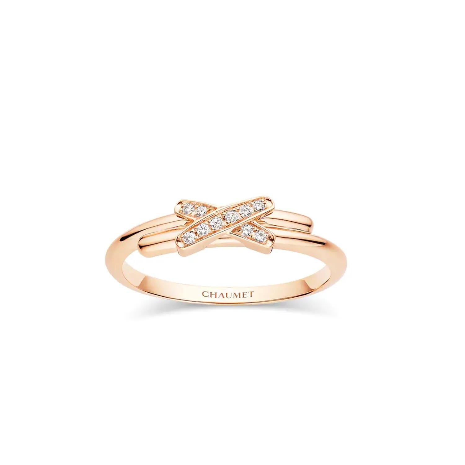 Jeux de Liens Rose-Gold Ring