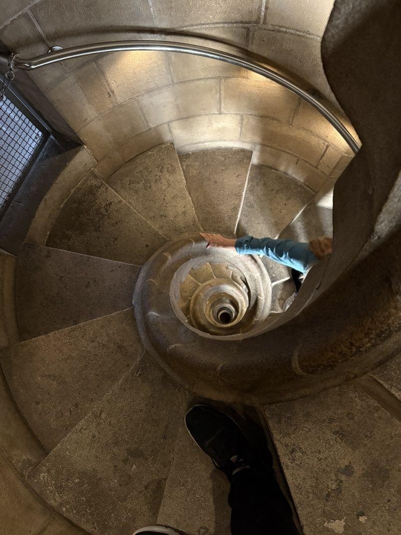 View from the upper towers of the Sagrada Familia over Barcelona