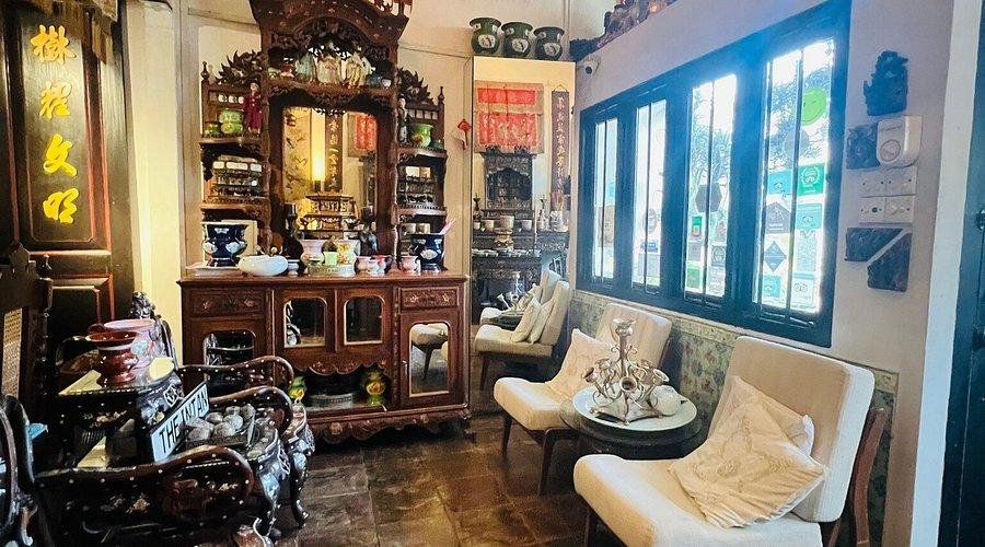 Interior view of The Intan home museum in Singapore.