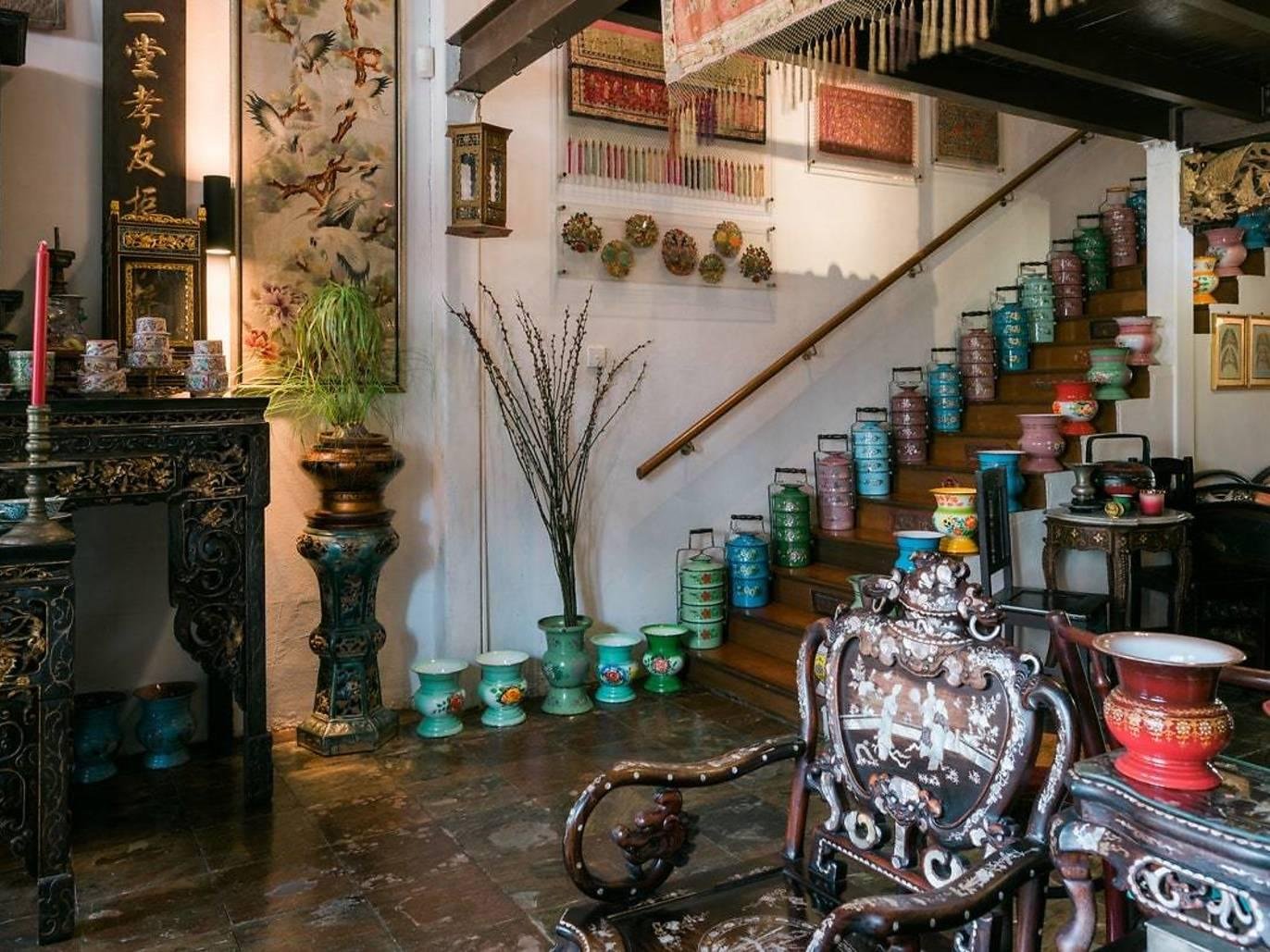 The Intan’s richly decorated Peranakan home museum interior.
