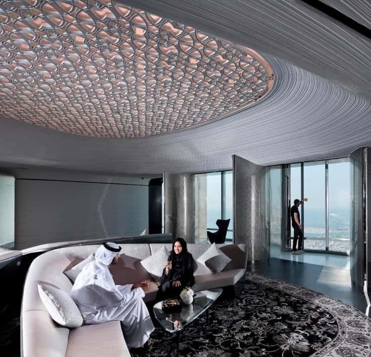 At the Top SKY viewing area on Level 148 of Burj Khalifa.