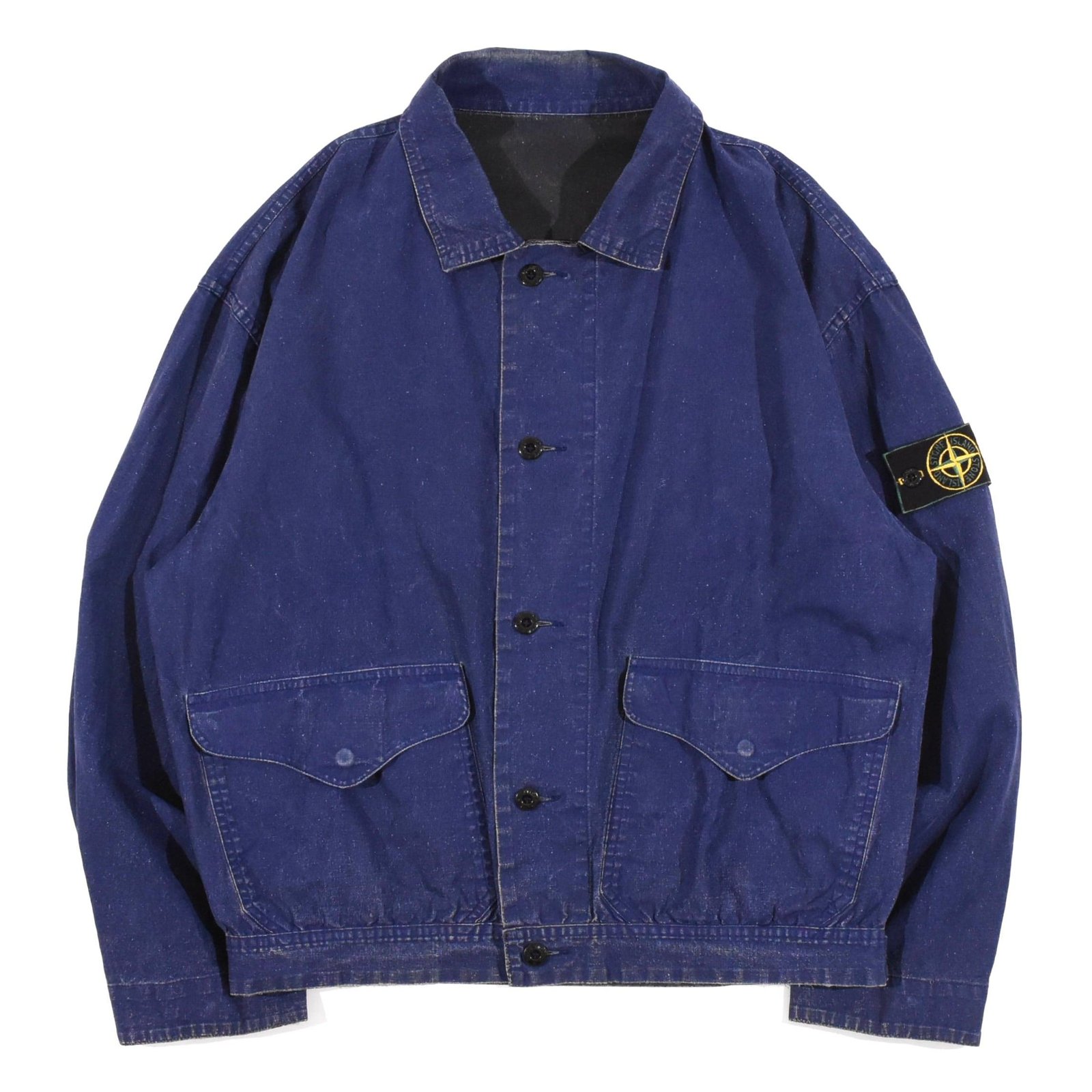 Vintage Stone Island jackets and early technical outerwear designs.
