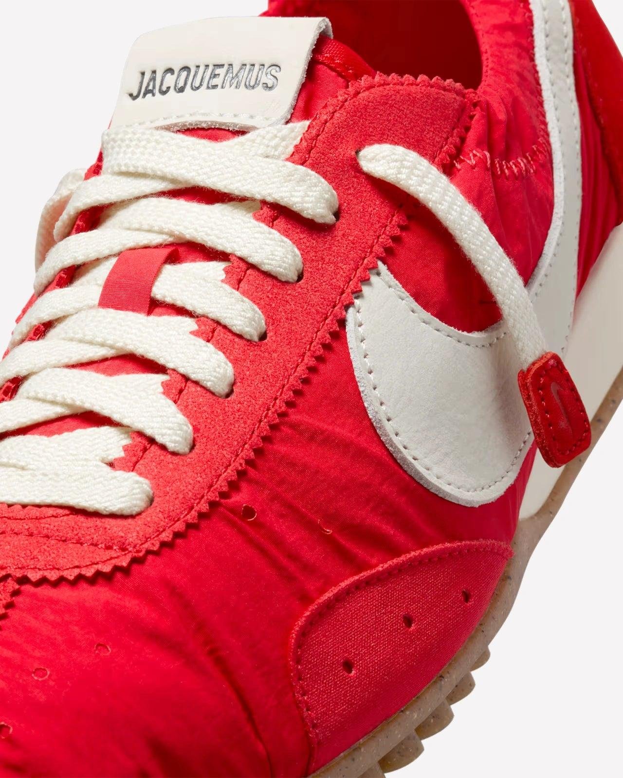 Jacquemus x Nike Moon Shoe presented as a designer collaboration.