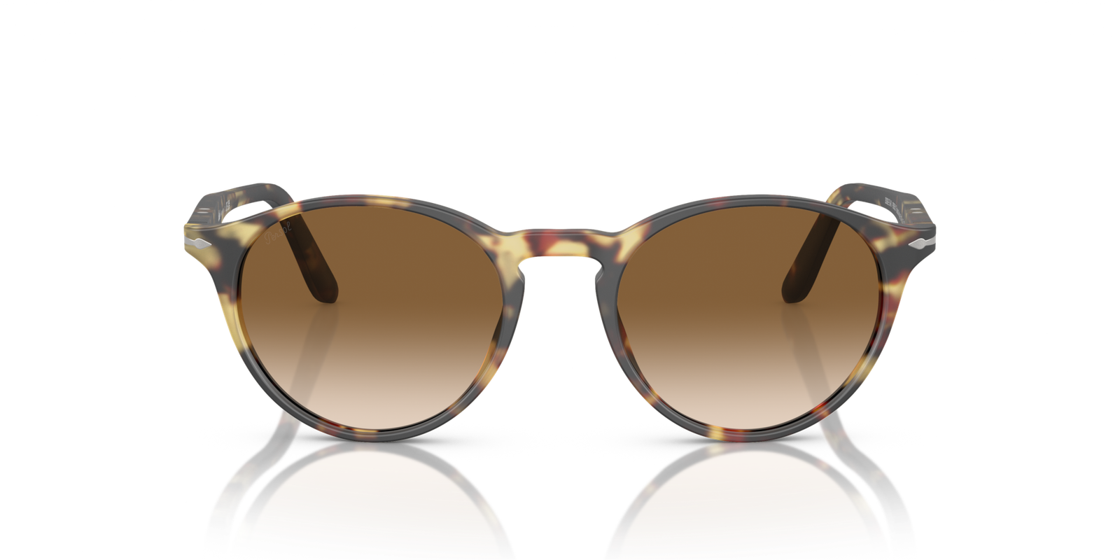 Front view of Persol PO3092SM sunglasses in Tabacco Virginia.