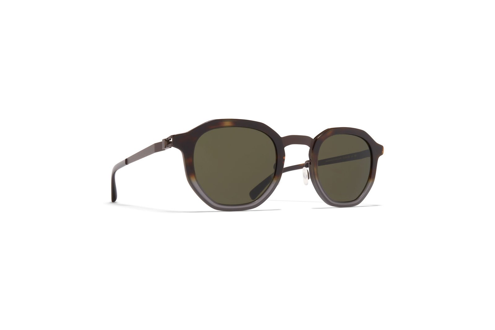 MYKITA SAWYER sunglasses with dark acetate rings and a slender metal structure.