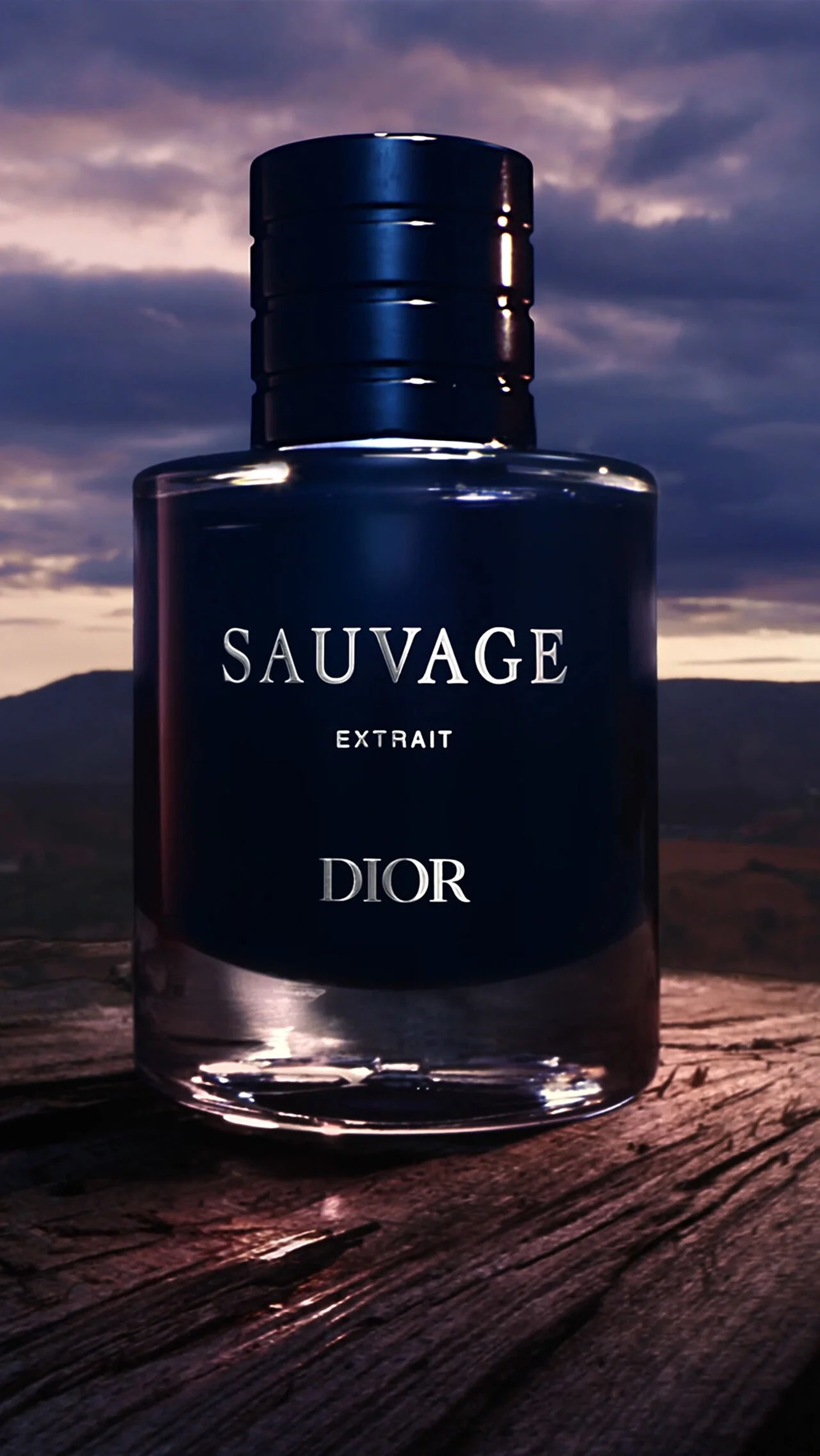 Model featured in the Dior Sauvage Extrait campaign.