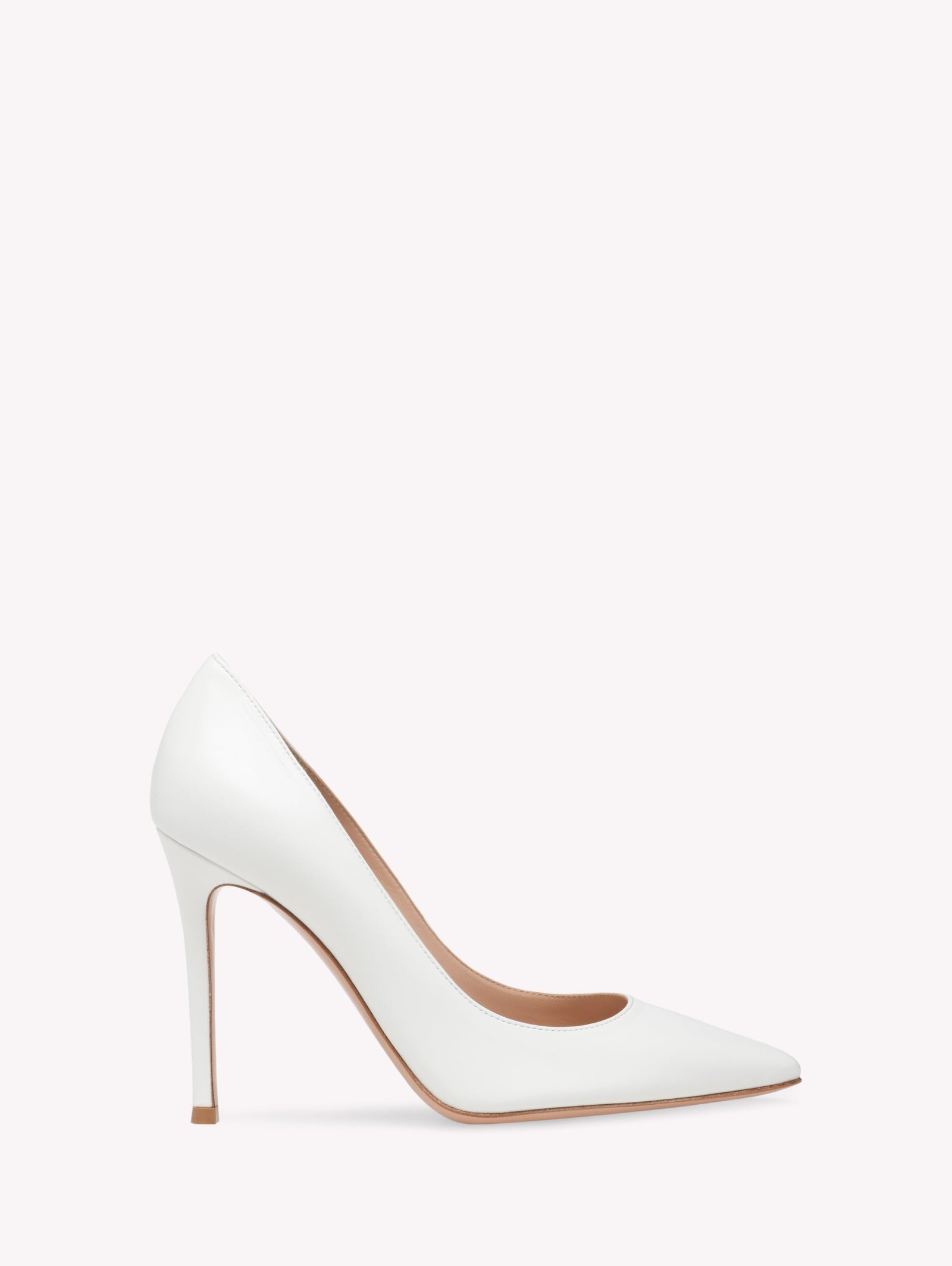 Gianvito 105 In White Nappa