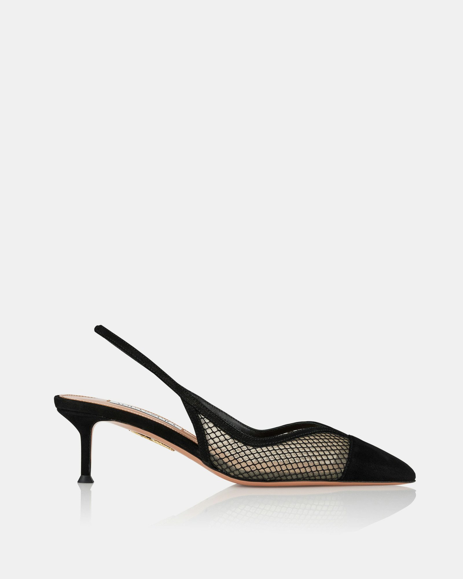 Aquazzura Gia Mesh Sling 50