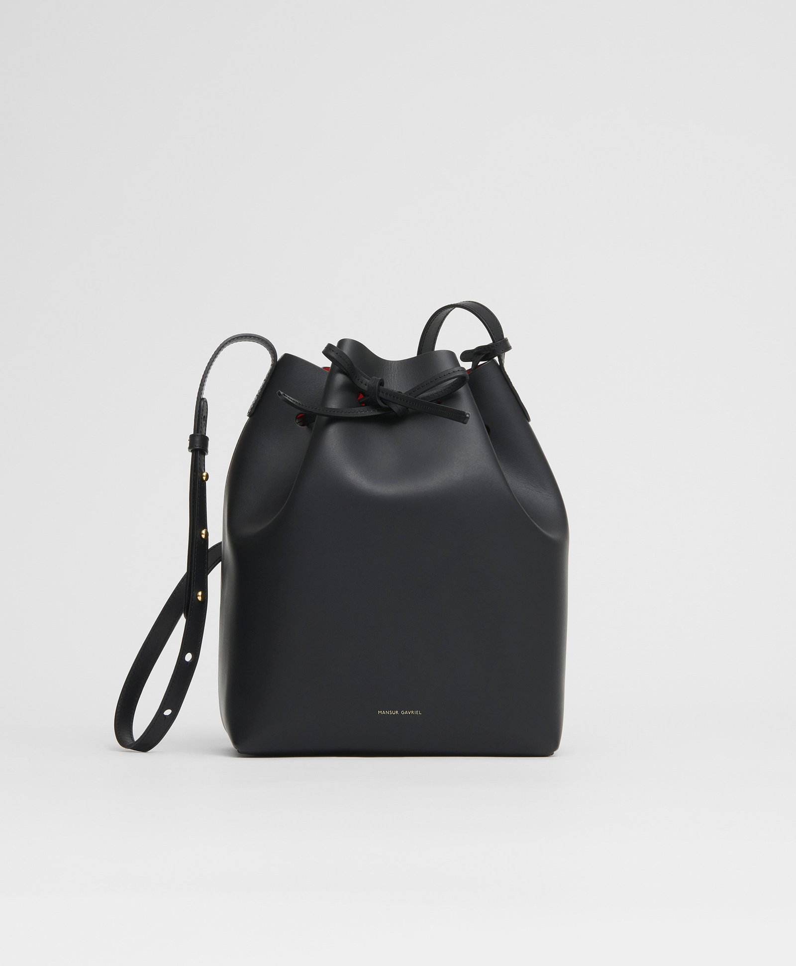 Bucket Bag In Black/Flamma