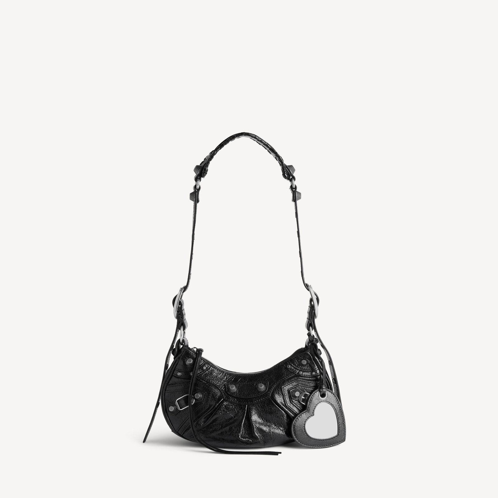 Le Cagole XS In Black Arena Lambskin