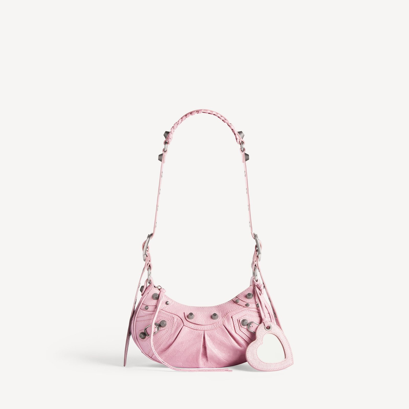 Le Cagole XS In Light Pink Arena Lambskin