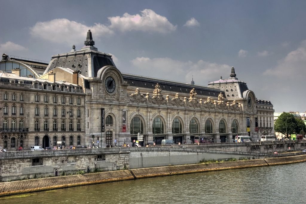 Exterior of the Musée d’Orsay on the Seine.