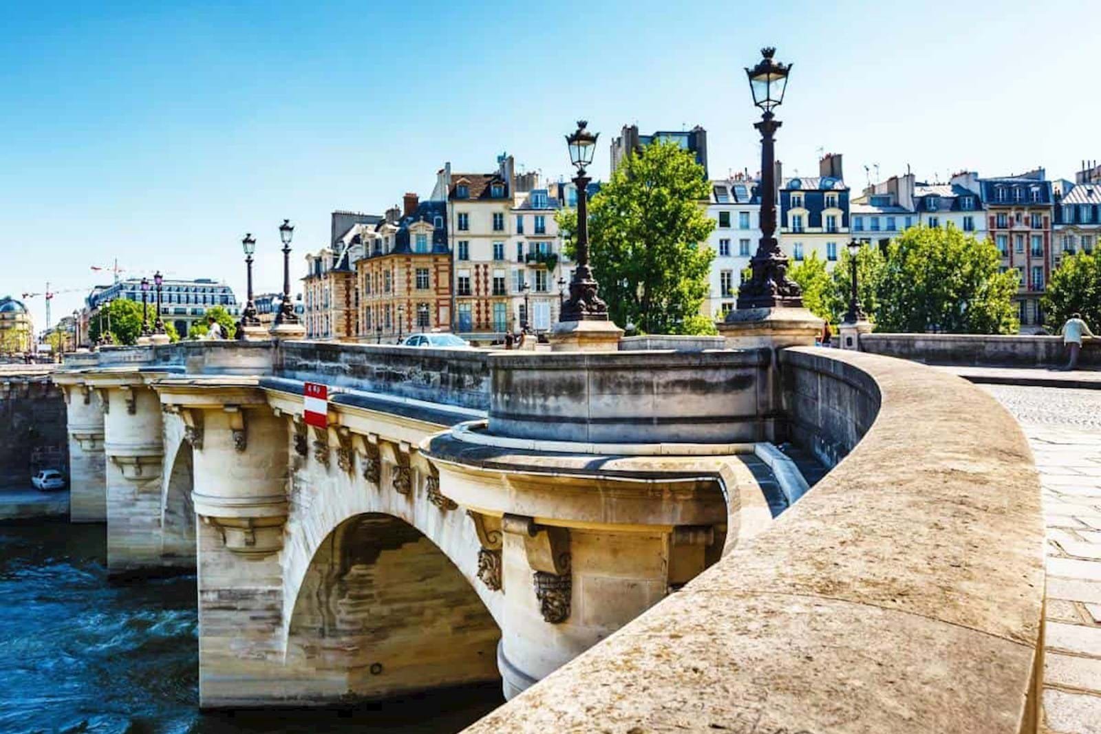 Pont Neuf and the Seine riverbanks.